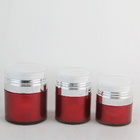 Popular Red 15ml Facial cream lotion scrub Airless Cosmetic bottle&jar