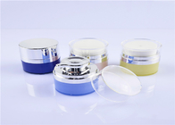 Eco Friendly Purple 50g Refillable Body Scrub Face Lotion Cream Airless Pump Jar