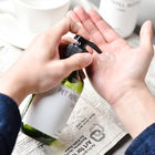 Hand Washing Liquid PET Plastic Bottle Airless Spray Bottle Brown Plastic Body Lotion Pump Bottle Liquid Soap